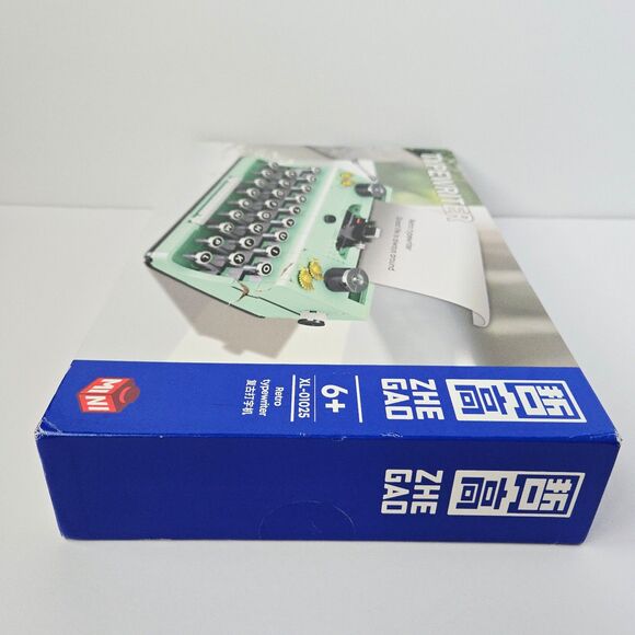 Zhe Gao Building Blocks Set Retro Typewriter Micro Mini Build Kit - Picture 4 of 11